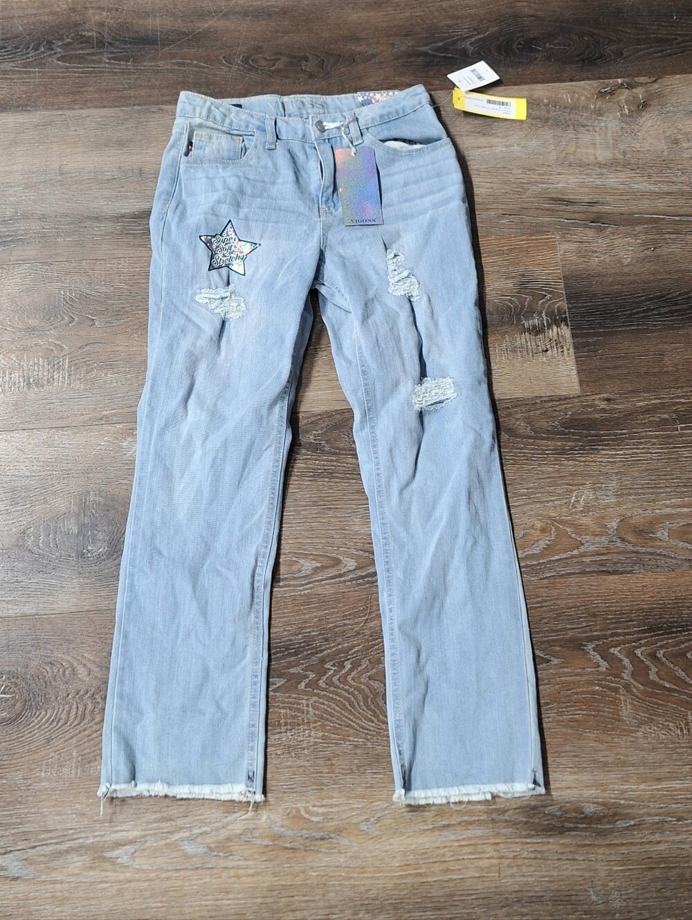 Vigoss The Stevie Straight High Rise Stretch Jean, 14, RN#110237, NWT